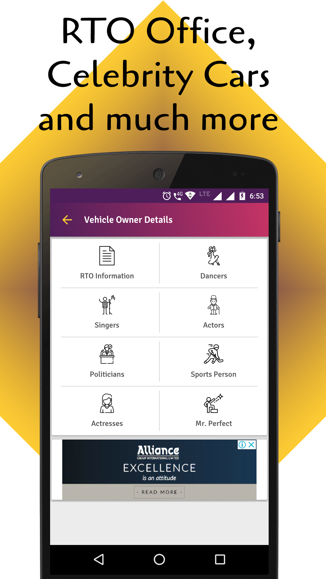[Android App] RTO Vehicle Information Find Vehicle Owner Details by