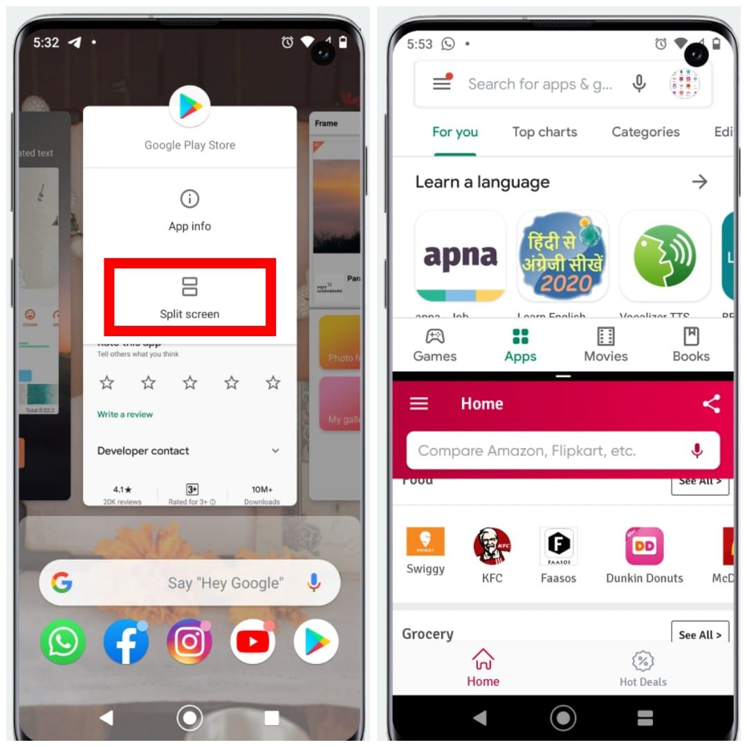 Android 10 -How to use split-screen multitasking? - Tradetu Blog